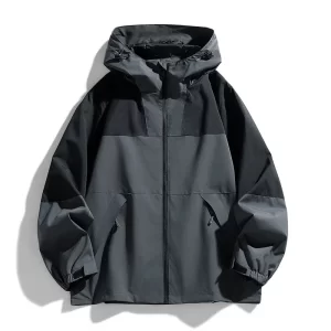 Latest Model Jacket Men Autumn Trendy Hooded Travel Adventure Lightweight Coat Outdoor Mountain Camping Windproof Windbreaker