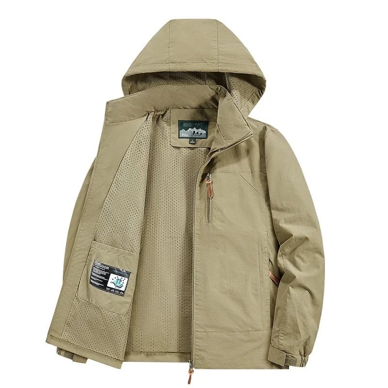 Men's Outdoor Thickened Mountaineering Suit Overcoat Large Size Winter Windproof Wool Detachable Hat Jackets Warm Male Jacket - Image 6