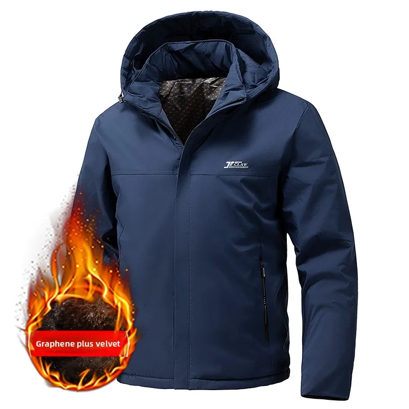 Male Warm Parkas Slim Fit Winter Clothing Men Thermal Padded Coats Outdoor Classic Windbreaker Hooded Jackets Men Clothing 2025 - Image 3