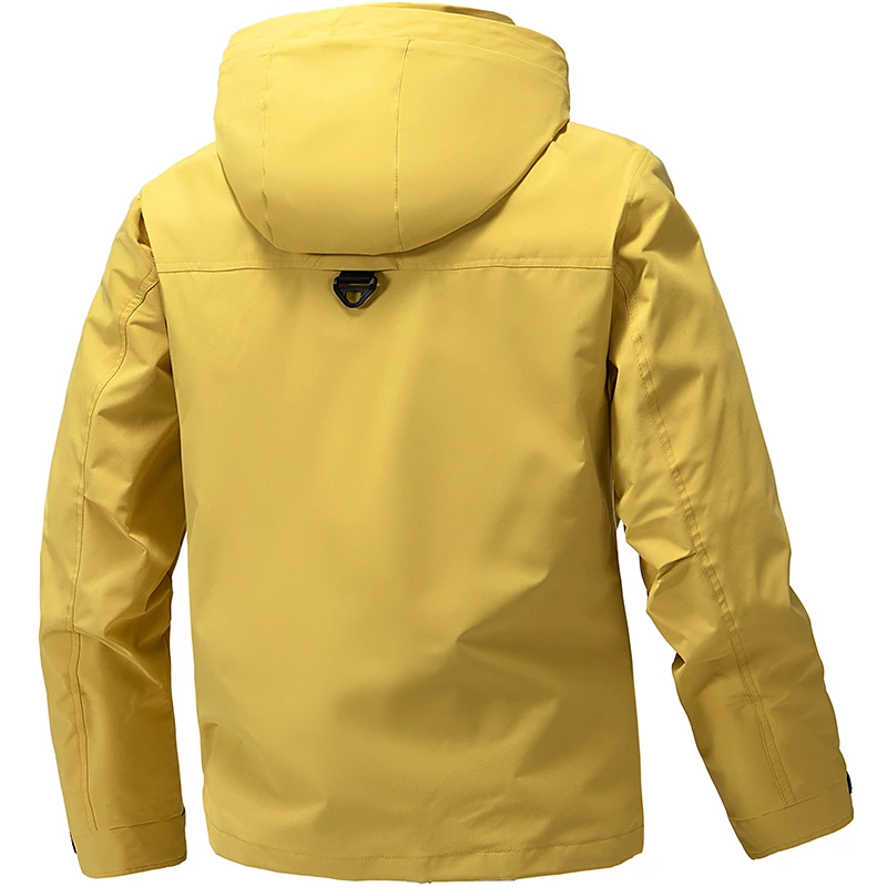 Stormtrooper Jackets Men's Trendy Loose Workwear Short Jacket Men's Casual Loose Windproof and Scratch Resistant Hooded Jackets - Image 2