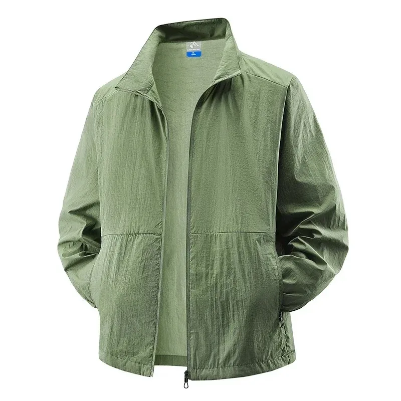 Men's Summer Skin Anti-UV Coats Plus Size Outdoor Breathable Quick Dry Suncreen Sun ProofMens Casual Jackets Clothing - Image 3