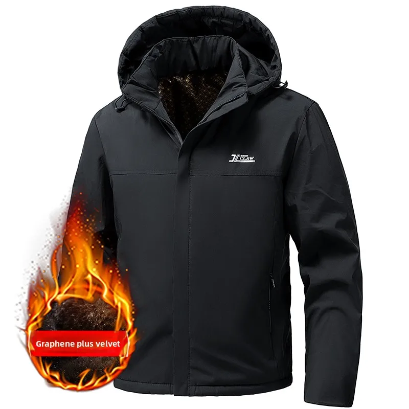 Male Warm Parkas Slim Fit Winter Clothing Men Thermal Padded Coats Outdoor Classic Windbreaker Hooded Jackets Men Clothing 2025